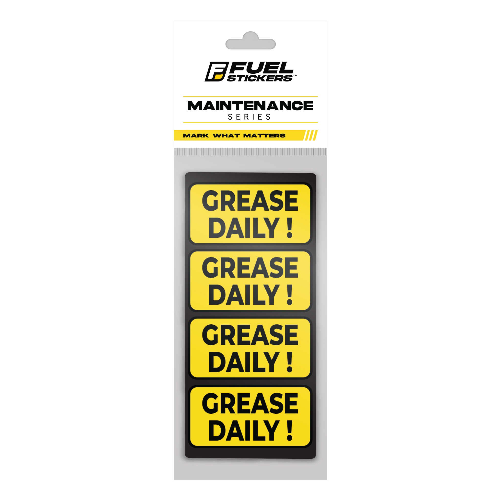 Grease Daily Stickers | Size: 2x1 inch | 4 Pack